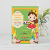 Ein bisschen Sprinkles Diverse Einladungskarte Einladung (Stehend Vorderseite)