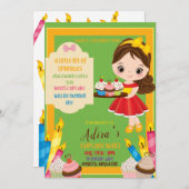 Ein bisschen Sprinkles Diverse Einladungskarte Einladung (Vorne/Hinten)