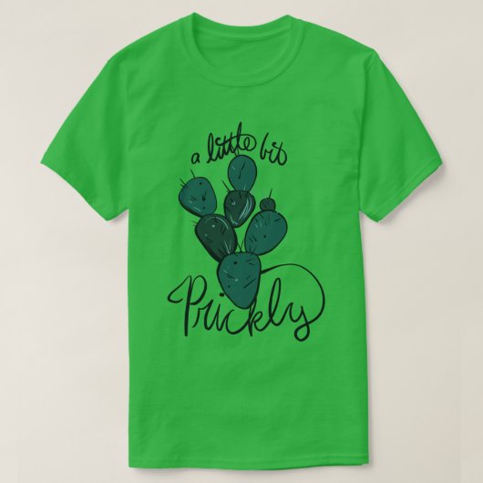 Ein bisschen stachelig lustiger Kaktus T-Shirt (Design vorne)