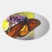 Ein bisschen süß ~ ovale Aufkleber (Vorderseite)