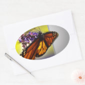 Ein bisschen süß ~ ovale Aufkleber (Umschlag)