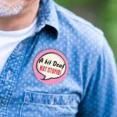 Ein bisschen taub, nicht dumm Gehörlosigkeit Hörve Runder Aufkleber