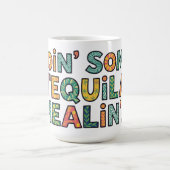 Ein bisschen Tequila-Heilung Kaffeetasse (Mittel)