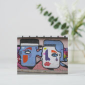 Ein bisschen Träne der Freude weinen Postkarte (Stehend Vorderseite)