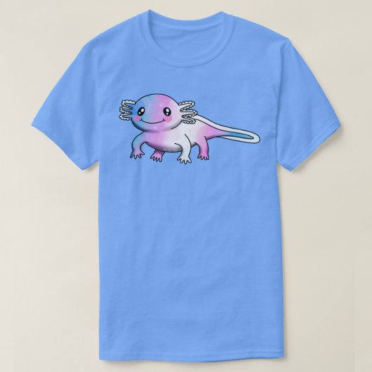Ein bisschen trans-axolotl T-Shirt (Design vorne)