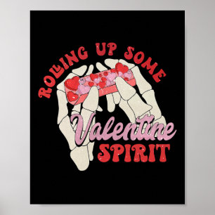 Ein bisschen Valentinsgeist aufrollen Poster