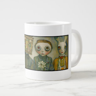 Ein bisschen verrückt Jumbo-Tasse