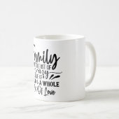 Ein bisschen verrückte klassische Tasse (VorderseiteRechts)