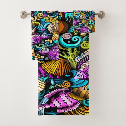 Ein bisschen vom Set mit Farbtupfer am Strand (Insitu)