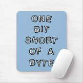 Ein Bit Kurzer Computerprogrammierer Mousepad (Mit Mouse)