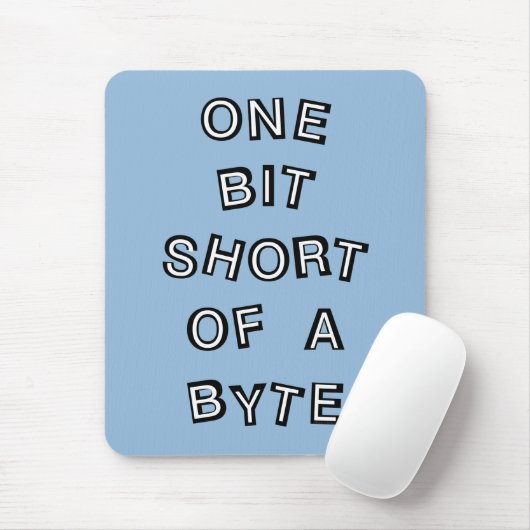 Ein Bit Kurzer Computerprogrammierer Mousepad (Mit Mouse)