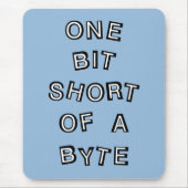 Ein Bit Kurzer Computerprogrammierer Mousepad (Vorne)