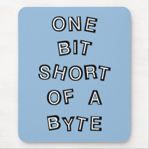Ein Bit Kurzer Computerprogrammierer Mousepad
