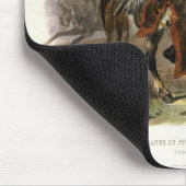 Ein Blackfoot Inder zu Pferd, überziehen 19 von Mousepad (Ecke)