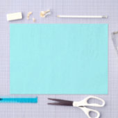 Ein blasses Cooles Cyan Blue Seidenpapier (Handwerk)