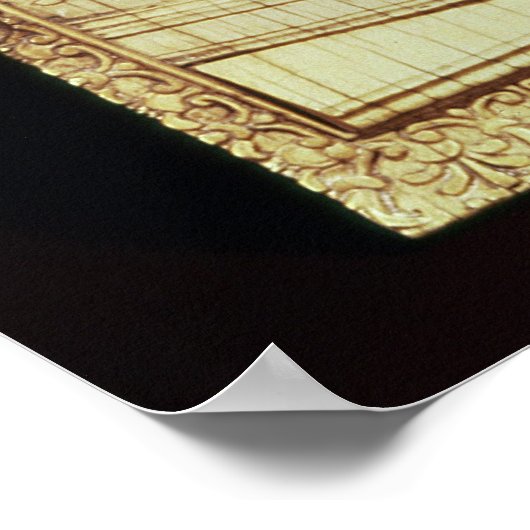 Ein Blatt des Symmachi-Diptychs Poster (Ecke)