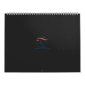 ein blau-orangefarbenes Logo mit einem Mann, der l Kalender (Titelbild)