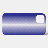 ein blau-weiß gestreifter Hintergrund Case-Mate iPhone Hülle (Rückseite (Horizontal))