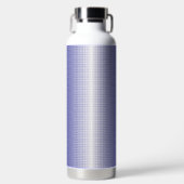 ein blau-weiß gestreifter Hintergrund Trinkflasche (Vorderseite)