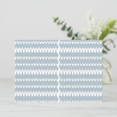 ein blau-weißes Muster mit weißem Hintergrund Programm (Stehend Vorderseite)