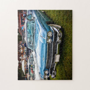 Ein blauer 1959 Cadillac Eldorado Biarritz. Puzzle