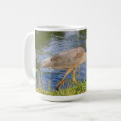 Ein blauer Held Kaffeetasse (Vorderseite Links)