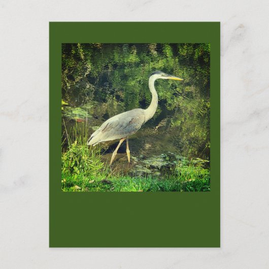 Ein blauer Held Postkarte (Vorderseite)