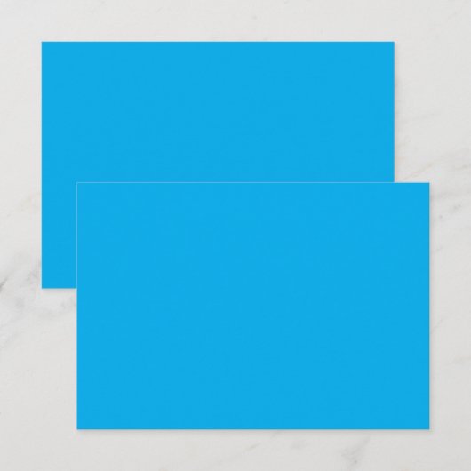 ein blauer Himmel mit einem Flugzeug Dankeskarte (Vorne/Hinten)