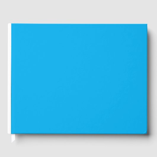 ein blauer Himmel mit einem Flugzeug Gästebuch (Vorderseite)