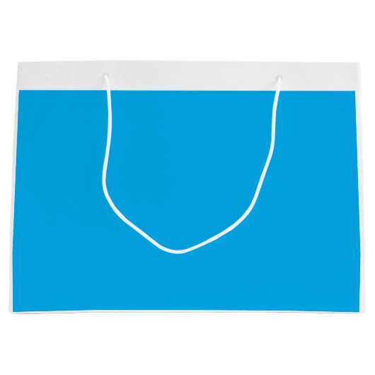 Ein blauer Himmel mit einigen verstreuten weißen W Große Geschenktüte (Vorderseite)