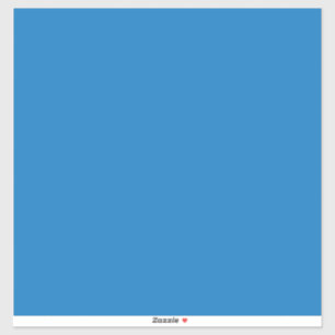 ein blauer Hintergrund mit Aufkleber
