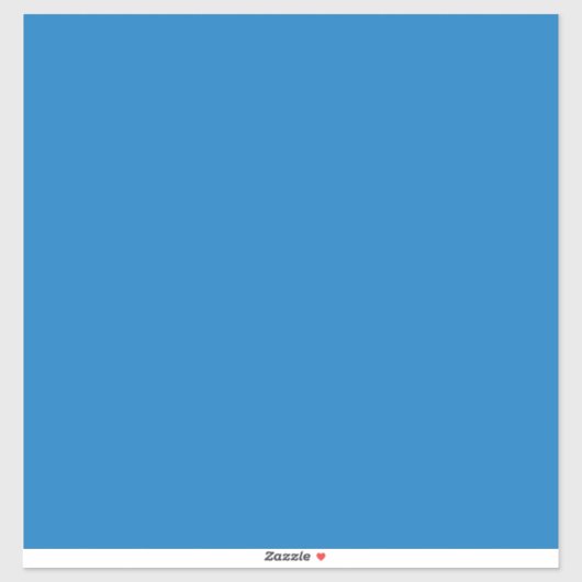 ein blauer Hintergrund mit Aufkleber (Blatt)