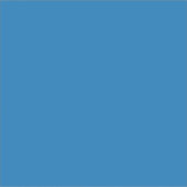ein blauer Hintergrund mit Aufkleber (Vorderseite)