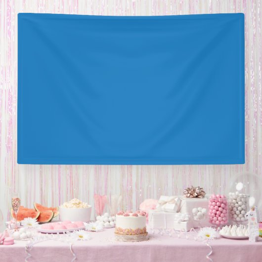 ein blauer Hintergrund mit Banner (Party)