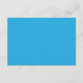 ein blauer Hintergrund mit Begleitkarte (Vorderseite)