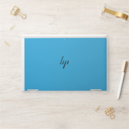 ein blauer Hintergrund mit einer schwarz-weißen Ka HP Laptop-Aufkleber