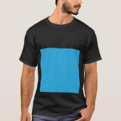 ein blauer Hintergrund mit einer schwarz-weißen Ka T-Shirt (Vorderseite)