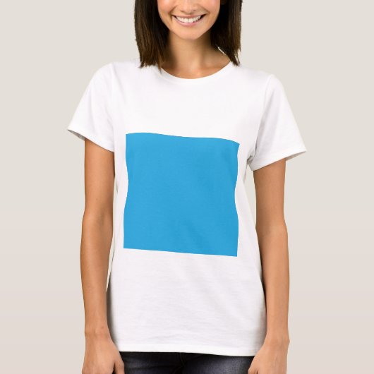 ein blauer Hintergrund mit einer schwarz-weißen Ka T-Shirt (Vorderseite)