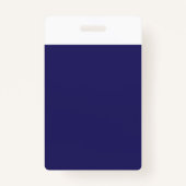 ein blauer Hintergrund mit einer Uhr darauf Ausweis (Rückseite)