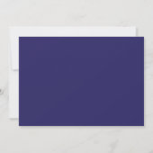 ein blauer Hintergrund mit einer Uhr darauf Einladung (Rückseite)