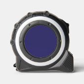 ein blauer Hintergrund mit einer Uhr darauf Maßband (Vorderseite)