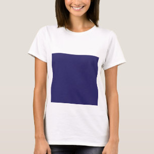 ein blauer Hintergrund mit einer Uhr darauf T-Shirt