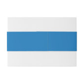ein blauer Hintergrund mit Einladungsbanderole (Rückseitenbeispiel)