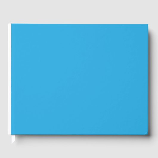 ein blauer Hintergrund mit Gästebuch (Vorderseite)