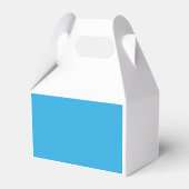 ein blauer Hintergrund mit Geschenkschachtel (Vorderseite)