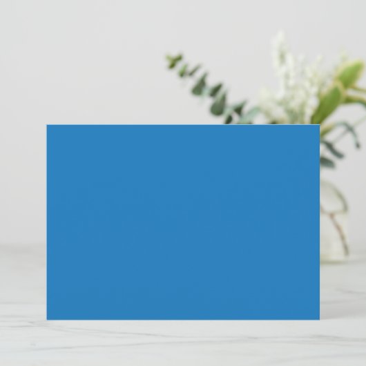 ein blauer Hintergrund mit Save The Date (Stehend Vorderseite)