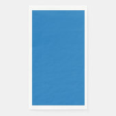 ein blauer Hintergrund mit Serviette (Vorderseite)