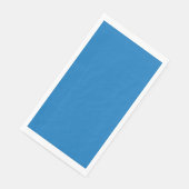ein blauer Hintergrund mit Serviette (Ecke)