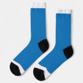 ein blauer Hintergrund mit Socken (Linkes Detail)