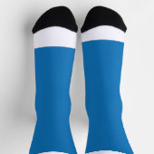 ein blauer Hintergrund mit Socken (Oben)